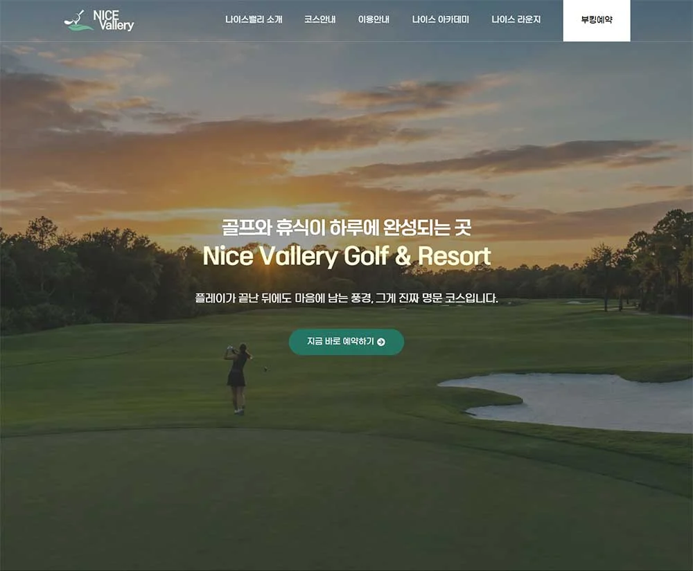 Nice Valley 웹사이트 구축 상세 이미지 1